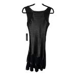 Komarov Black Charmeuse Evening Cocktail Dress with Jacket Size Small New Photo 3