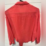Urban Outfitters  out from under coral pink gauze button down size small Photo 1