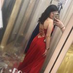 La Femme Red Prom Dress Photo 6