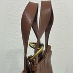 Coach Vintage British Tan Leather Waverly Tote Bag Photo 5