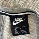 Nike  Air Rose Gold Logo Metallic Grey Crop Sweatshirt Size Medium. Photo 4