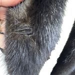 Mob wife Flemington Furs Mink Fur Ranch Natural Blk Mint Sz S/M Matching Hat vtg Black Size M Photo 9