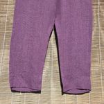 Flax  Burgungy Linen Pants 4 Photo 3