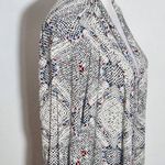 Bobeau Snakeskin Print Open Knit Cardigan Size Medium Stretchy Cardigan Photo 3