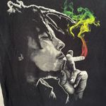 Zion Rootswear Bob Marley  Rasta smoke graphic tee M unisex Photo 1