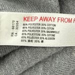 Anthropologie Saturday Sunday Multicolor Knit Slub Oversized Tee Crop Top XS Gray Photo 5