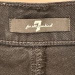 7 For All Mankind  Jean Shorts Cut Off High Rise 26 Black Beach Classic Vacay Photo 8