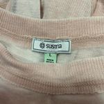 Susina Long Sleeve Tunic Top Relaxed Fit Pink Casual Everyday Layering Size L Photo 3