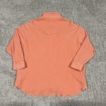 Aerie  Lumberjane Shirt Womens Small Waffle Knit Saturn Peach Orange Oversized Photo 4