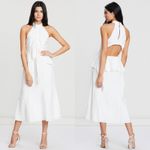 KEEPSAKE THE LABEL Midi Dress Womens Size Small Ivory White Feminine Bridal Date Photo 11
