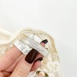 California Dynasty Vintage Lingerie Coquette Beaded Sheer Lace Bodysuit Size S White Photo 5