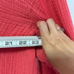 Urban Outfitters  out from under coral pink gauze button down size small Photo 6