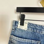 Free People  We the Free Tinsley High Waist Baggy Jeans in Wash Steel Blue US 28 Photo 9