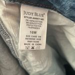 Judy Blue  16W Distressed Light‎ Wash 90s Straight Leg Cropped Jeans Women Photo 4