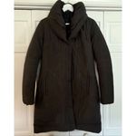 Elie Tahari  down fill cocoon puffer jacket charcoal size M Photo 1