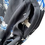 Liz Claiborne Career Woman Top Black Blue Flowers Plus Size 1X Professional Photo 4