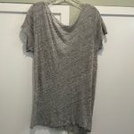 Brandy Melville Katerina Linen Slouchy Top OS Grey Photo 10