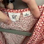 Gap Red Floral Print Button Front Romper Shorts Belted Pockets Size M Photo 3