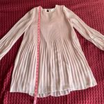 Wilfred  by Aritzia Pink Pleated Babydoll Dress – Size 2XS  Photo 5