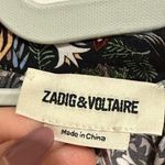 Zadig & Voltaire  Black Multicolor Floral Blouse Photo 4