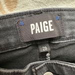 Paige Shelby Bootcut Jeans Black Wash Denim Womens Size 29 Photo 10