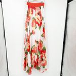 Akira NWT Womens Resort Vacation Tropical Floral Elastic Waist Maxi Skirt Size L Photo 7