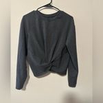 Lululemon  Tuck & Gather Pullover Heathered Mod Black W3BZVS fits like a 4 or 6 Photo 1