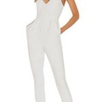 Lovers + Friends  Norrie Jumpsuit in White XLarge New Womens Photo 0
