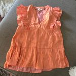 Umgee Shimmer Ruffle Blouse Photo 0