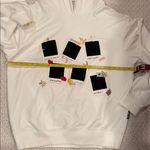 13DE MARZO PARIS WOMENS White Hoodie with Graphic Prints Size L Photo 4