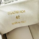 Burberry  Silver Sneaker Size 40 Fashion Trainer Perforated Logo Rubber Soles Photo 8