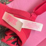 PINK - Victoria's Secret PINK Victoria’s Secret Wear Everywhere Super Push Up Bra Red Tropical 34D Photo 4