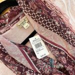 One World  boho art to‎ wear nwt 1x blouse fringe scarf Photo 5