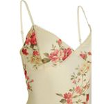 Women's Yellow Floral Sleeveless Cami Camisole Maxi Bodycon Slip Tank Dress Sz S Photo 8