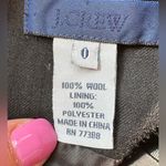 J.Crew  Black suiting Cowl Neck Sheath Dress SZ 0 Zipper Closure on Side By Waist Photo 10