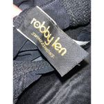 Vintage Robby Len Green Blue Tropical Floral Swim Dress One Piece Swimsuit Sz 12 Black Photo 1