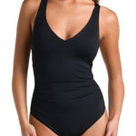 La Blanca NWT Island Goddess Soft Strap Over the Shoulder One piece swimsuit 12 Photo 0