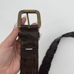 Unbranded Brown Leather Womens Belt Size Small Classic Boho India Rustic Photo 7