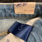 Anthropologie Pilcro Blue Denim Micro Short Frayed Raw Hem Shorts Size 3… Photo 7