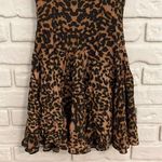H&M Leopard print shirt sleeve dress size 2 Photo 2