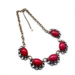 Stella & Dot Cherry Red Retired Mae Necklace Photo 7