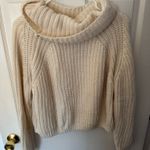 TJ Maxx Cowl Neck Cream Sweater Photo 0