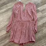 Abercrombie & Fitch Abercrombie romper long sleeve rust brown ditsy floral western small new NWT Photo 9