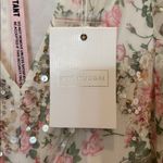 Mac Duggal NWT 93788 White Embellished Floral Print Faux Wrap A Line Dress Sz 8 Photo 10