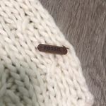 Fossil  White Knit Tassel Scarf Photo 1