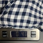 J.Crew Classic Womens Shirt Blue Gingham Print Button Front Long Sleeve Size 14 Photo 10