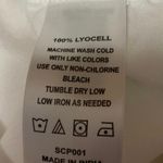 Quince  Women's White Short Sleeve Collared Button Down Blouse Shirt Top Size M Photo 3