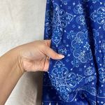 Vintage Vintage Anthony Richards Bandana Print Summer Shift house Dress Mumu S Blue Size 4 Photo 5
