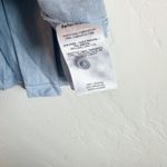 Reformation  | Arella 100%‎ Linen Collared Mini Dress in Mineral Blue Photo 8