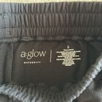 a glow A:glow Maternity Under Belly Lounge Shorts Black Size Small Photo 4
